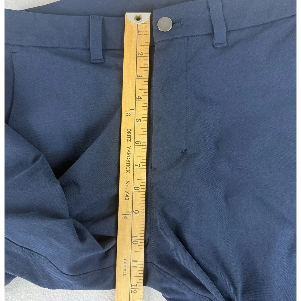 Lululemon Commission ABC Chino Pants Men's Size 32 Navy Blue 32x31 Warpstreme